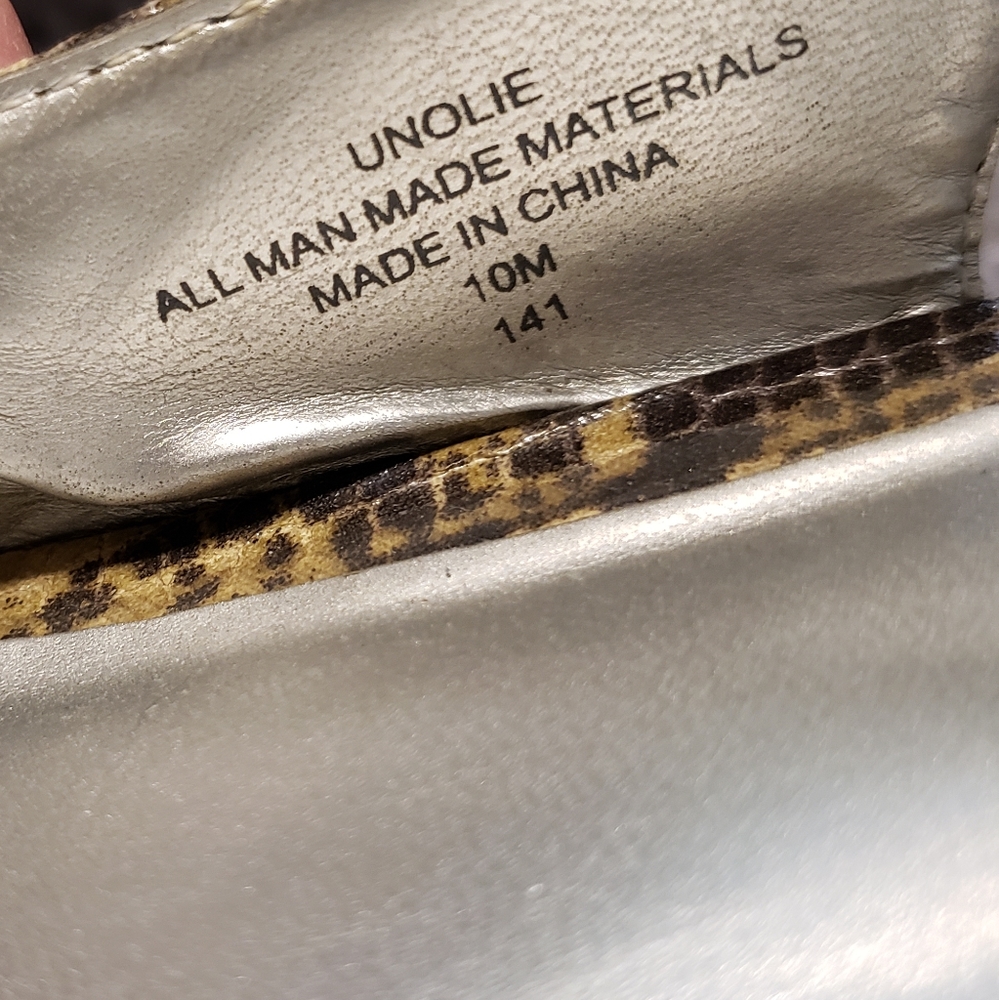 Unisa Wedge Sandal Python Print - 10 - image 7